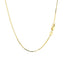 Chaîne classique en or jaune 10 carats - 1,0 mm