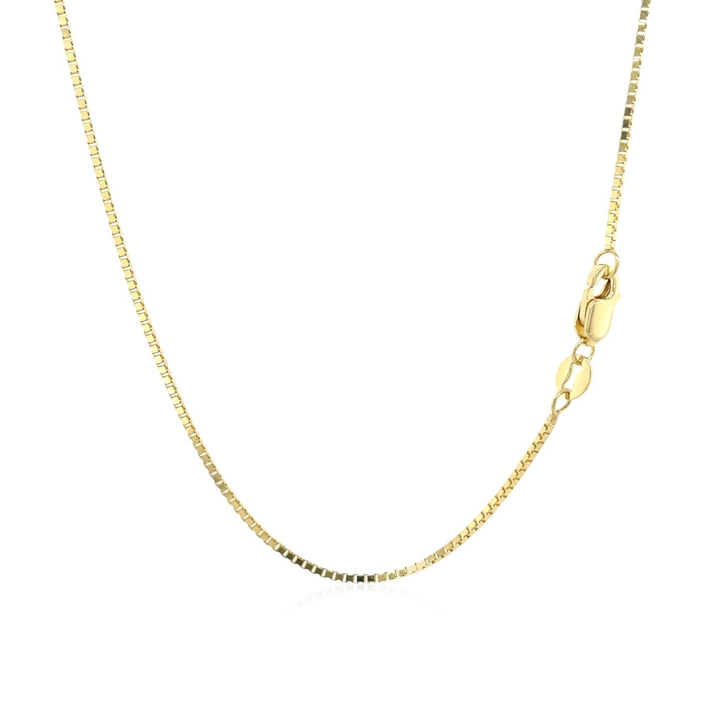 Chaîne classique en or jaune 10 carats - 1,0 mm
