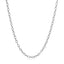 2.5mm 14k White Gold Textured Pendant Chain