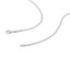 2.5mm 14k White Gold Textured Pendant Chain