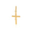 14k Two Tone Gold Crucifix Pendant