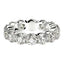 Bague Eternité en Diamant Lab Grown Taille Ronde en Or Blanc 14k