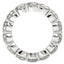 Bague Eternité en Diamant Lab Grown Taille Ronde en Or Blanc 14k