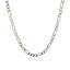 3.0mm 14k White Gold Solid Figaro Chain