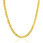 Chaîne Miami Cuban en or jaune 14k solide de 4,4 mm