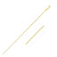 14k Yellow Gold Round Snake Chain - 0.7mm