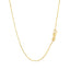 14k Yellow Gold Round Snake Chain - 0.7mm