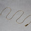 14k Yellow Gold Round Snake Chain - 0.7mm