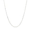 Cadena Clásica de Caja de Oro Blanco de 14k - 0.45mm