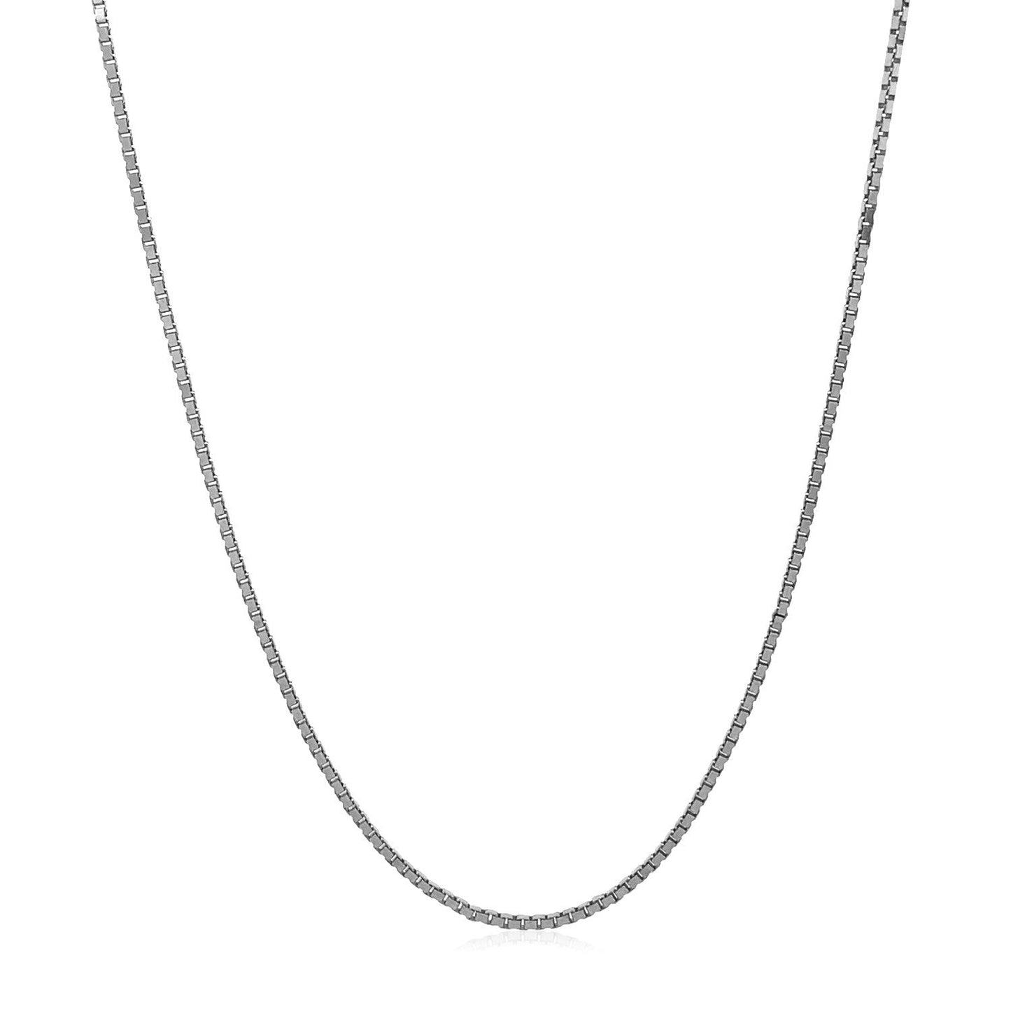 Chaîne en or blanc 14k ajustable - Design élégant