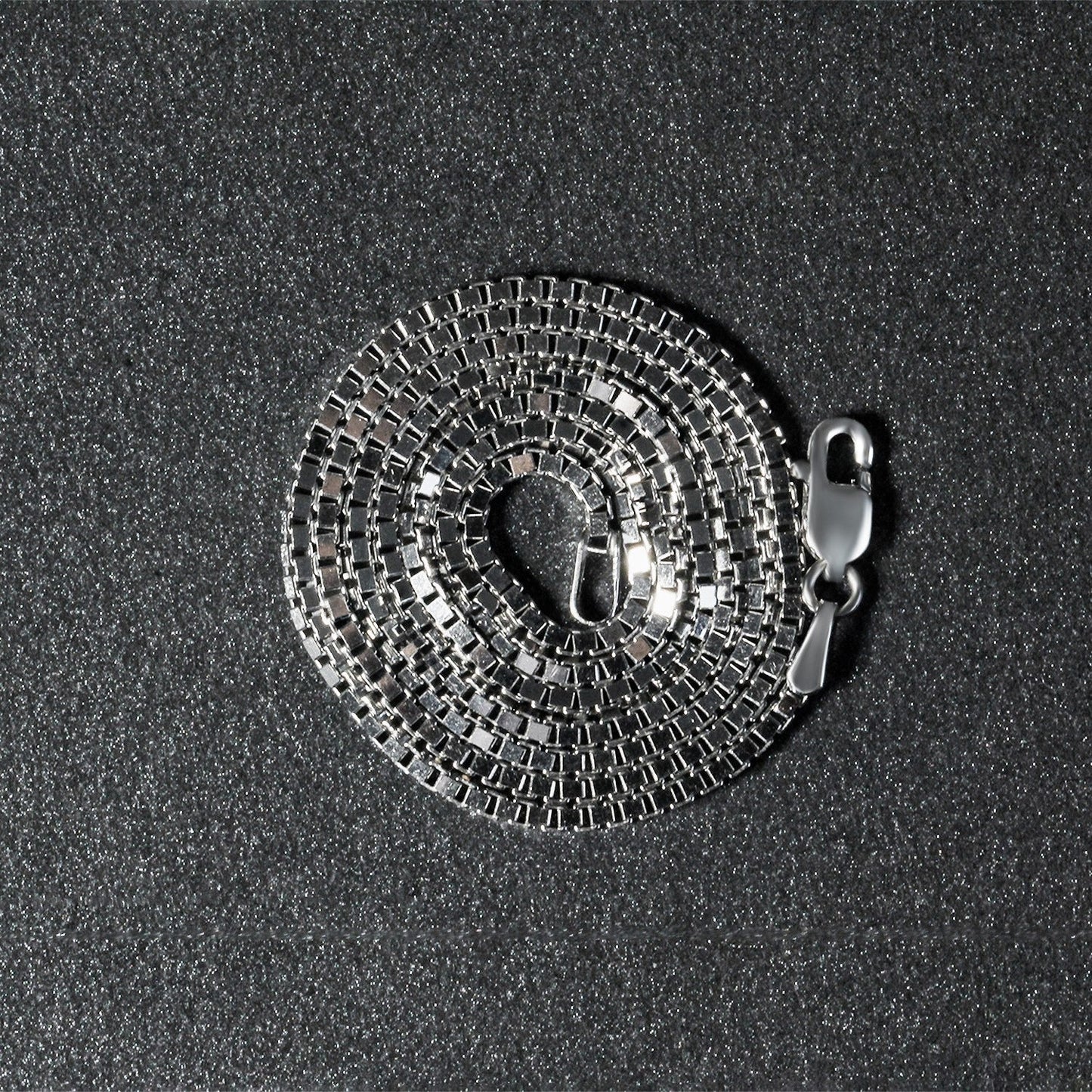14k White Gold Classic Box Chain - 1.4mm