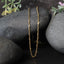 Cadena de Singapur de 2.1mm en Oro Amarillo de 14k