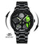 Luxury Men's Stainless Steel Quartz Watch with Unique Design
