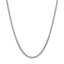 2.1mm 14k White Gold Round Wheat Chain