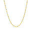 Chaîne Singapore en or bicolore 14k - Largeur de 2,0 mm