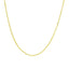 14k Yellow Gold Adjustable Cable Chain Necklace