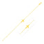 14K Yellow Gold Airplane Bracelet