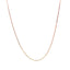 14k Rose Gold Diamond Cut Cable Link Chain - 0.8 mm