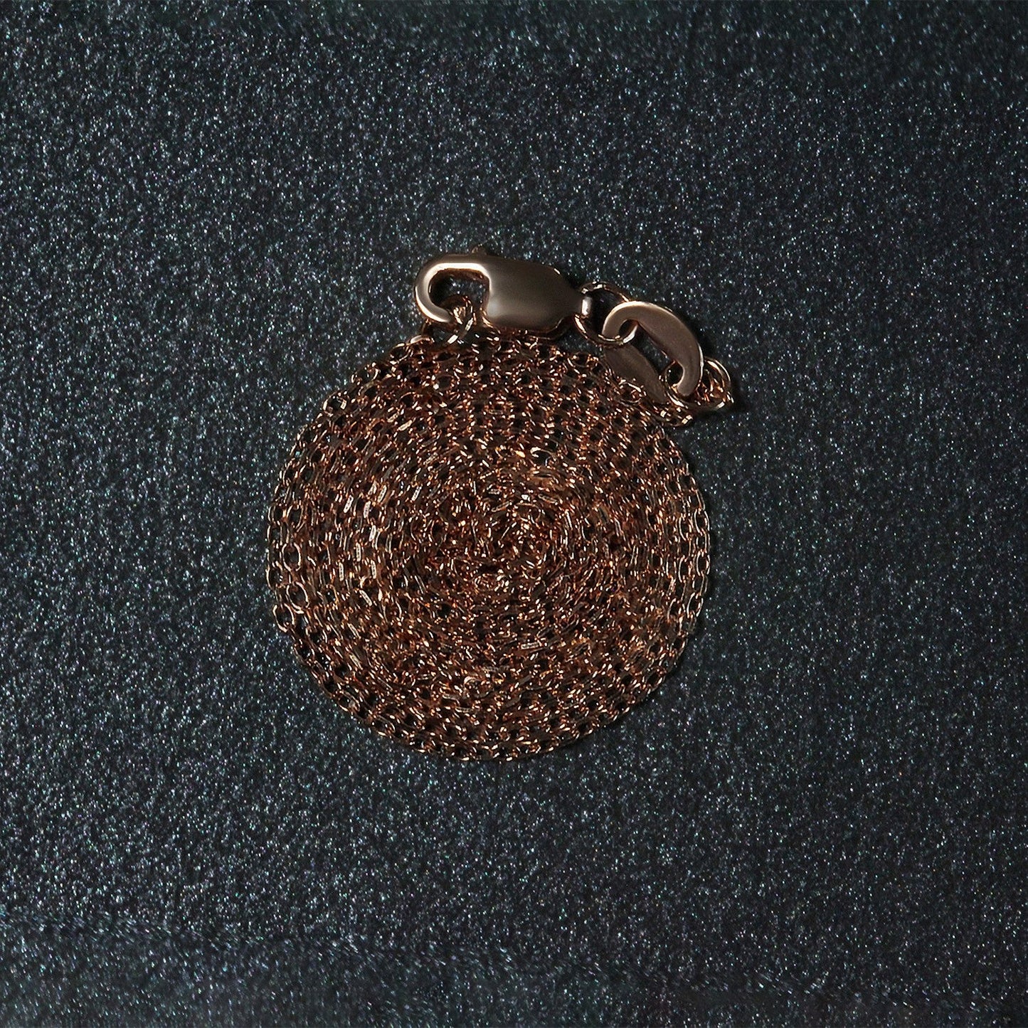 14k Rose Gold Diamond Cut Cable Link Chain - 0.8 mm