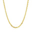 14k Yellow Gold Diamond Cut Cable Link Chain - 3.1mm