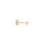 1 cttw Certified IGI Lab Grown Round Diamond Stud Earrings in 14k Yellow Gold