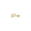 1 cttw Certified IGI Lab Grown Round Diamond Stud Earrings in 14k Yellow Gold