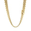 14k Yellow Gold Multi-Row Panther Link Necklace