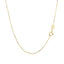 Chaîne en Or Jaune 14k Classique en Boîte - 0,6 mm