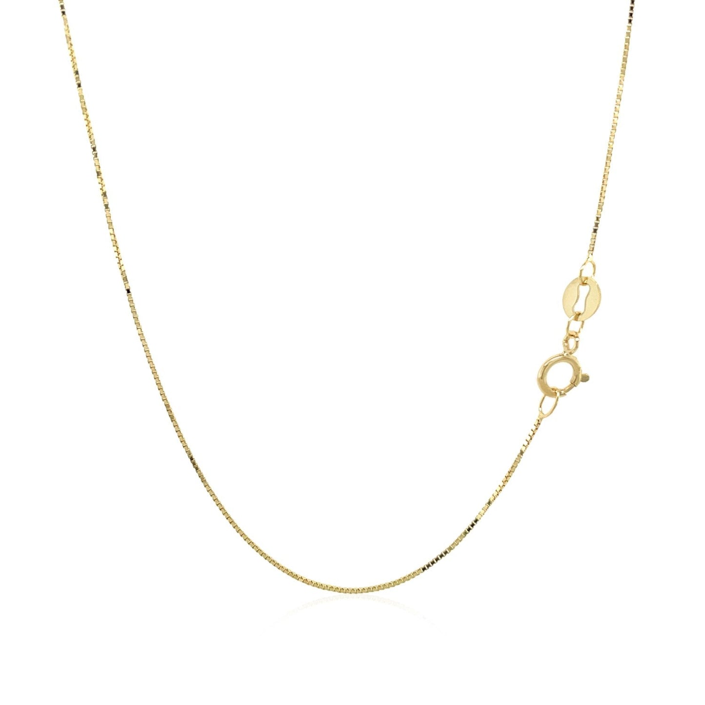 Chaîne en Or Jaune 14k Classique en Boîte - 0,6 mm