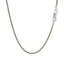 Sterling Silver Rhodium Plated Wheat Chain - 1.3mm