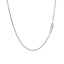14k White Gold Gourmette Chain - 1.0mm