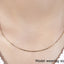 14k Yellow Gold Octagonal Shiny Snake Chain 0.8mm