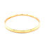 Bracelet jonc classique en or jaune 14 carats