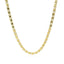 Collier en chaîne en cœur en or jaune 14 carats - 2,9 mm