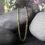 Collier en chaîne en cœur en or jaune 14 carats - 2,9 mm