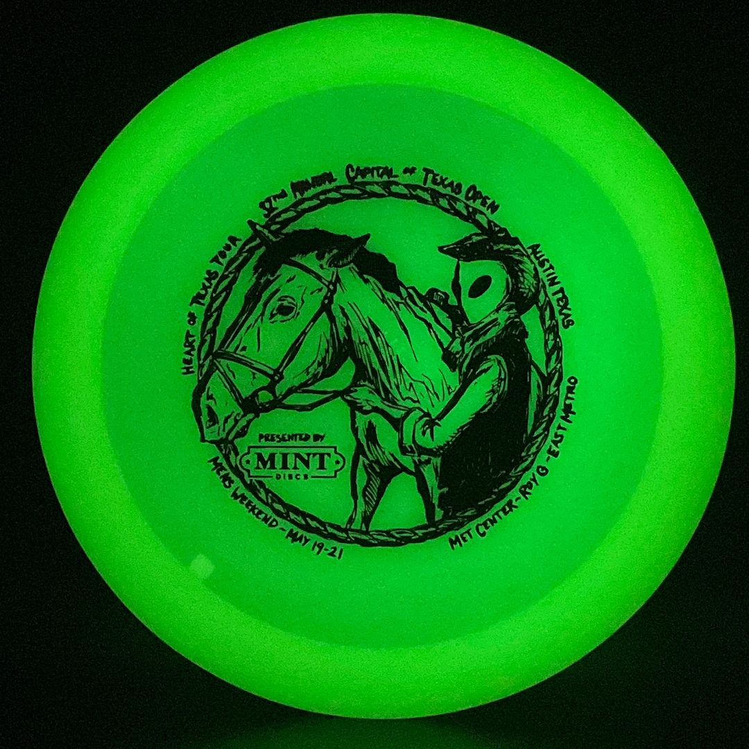 Nocturnal Longhorn - Second Run Glow Disc Golf Driver