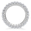 Anillo de Eternidad de Diamantes Redondos en Oro Blanco de 14k