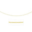 14k Yellow Gold 2.5mm Textured Pendant Chain