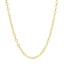 14k Yellow Gold 2.5mm Textured Pendant Chain