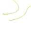 14k Yellow Gold 2.5mm Textured Pendant Chain