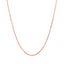 Chaîne classique en or rose 14 carats - 0,8 mm