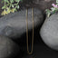 14k Yellow Gold Diamond-Cut Bead Chain - 1.0mm