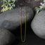 14k Yellow Gold Diamond-Cut Bead Chain - 1.0mm