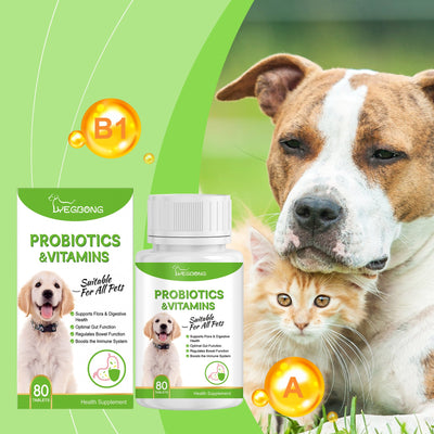 Pet Probiotic Tablets Improve Gut Health And Promote Nutritional Absorption Of Pet Care Supplements - Korvel