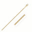 Cadena Franco de Oro Amarillo de 14k - 1.8mm Elegancia