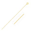 14k Yellow Gold Classic Box Chain - 0.45mm