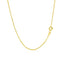 Cadena de Singapur de Oro Amarillo de 10k - 1.0mm