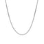 14k White Gold Gourmette Chain - 1.5mm