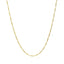 Cadena Figaro Sólida de Oro Amarillo de 14k - 1.3mm
