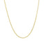 Chaîne en maillons câble légère Forsantina en or jaune 14 carats - 1,5 mm
